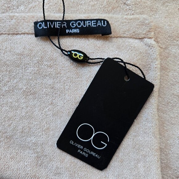 NWT Olivier Goureau Paris Embossed Star Scarf - Picture 4 of 13